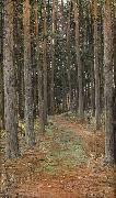 Otto Hesselbom The Forest oil painting artist